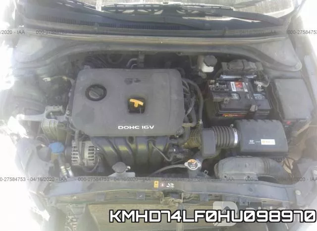 KMHD74LF0HU098970 фото 2