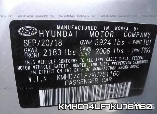 KMHD74LF7KU781160 фото 10