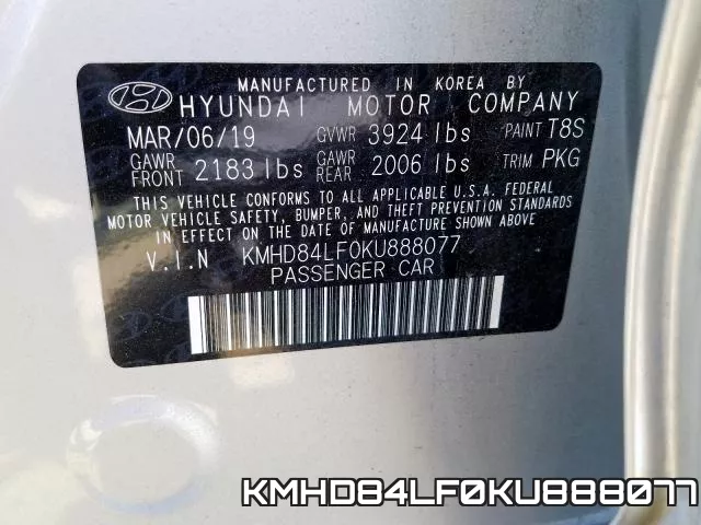 KMHD84LF0KU888077 фото 2