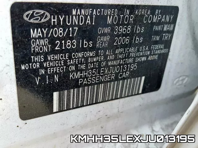 KMHH35LEXJU013195 фото 2