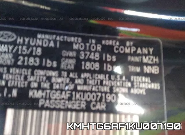 KMHTG6AF1KU007190 фото 10