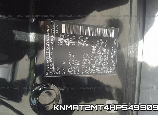 KNMAT2MT4HP549909 фото 10