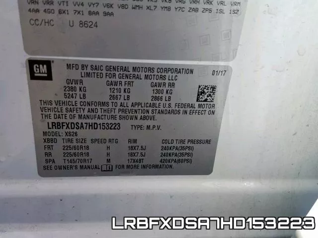 LRBFXDSA7HD153223 фото 2
