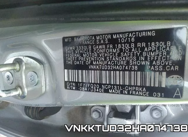 VNKKTUD32HA074738 фото 10