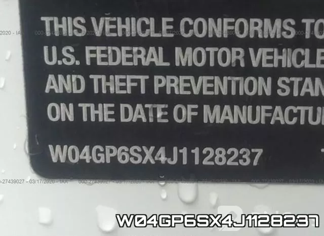 W04GP6SX4J1128237 фото 10