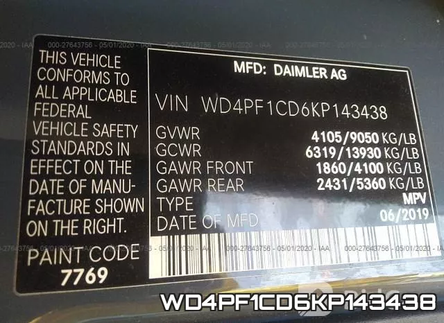 WD4PF1CD6KP143438 фото 10