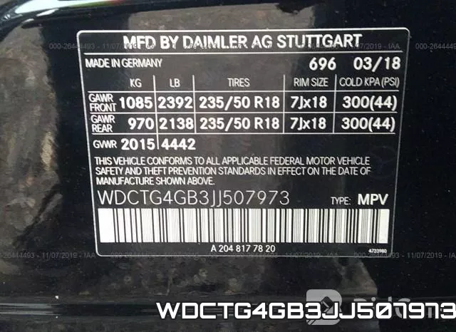 WDCTG4GB3JJ507973 фото 10