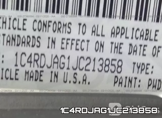 1C4RDJAG1JC213858 фото 10
