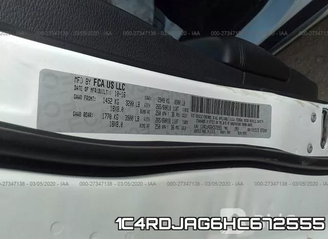 1C4RDJAG6HC672555 фото 10