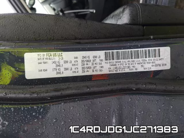 1C4RDJDG1JC271383 фото 2