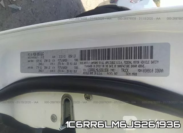 1C6RR6LM6JS261936 фото 10