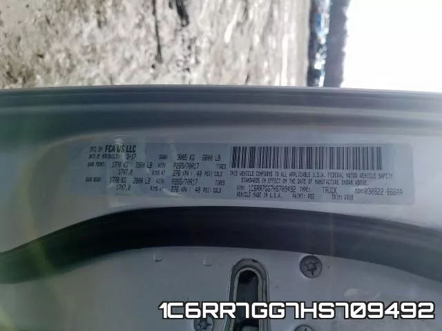 1C6RR7GG7HS709492 фото 2