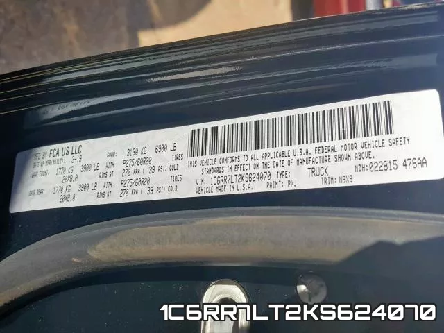 1C6RR7LT2KS624070 фото 2