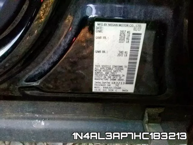 1N4AL3AP7HC183213 фото 2