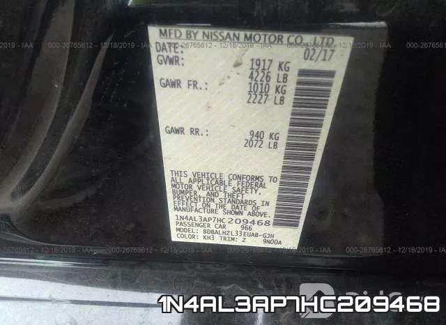 1N4AL3AP7HC209468 фото 10