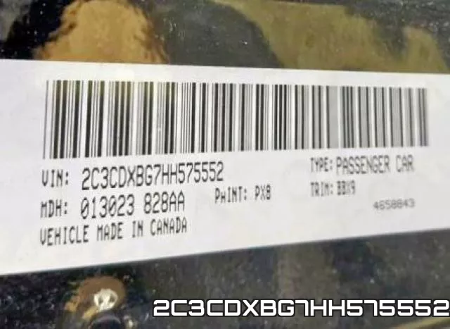 2C3CDXBG7HH575552 фото 2