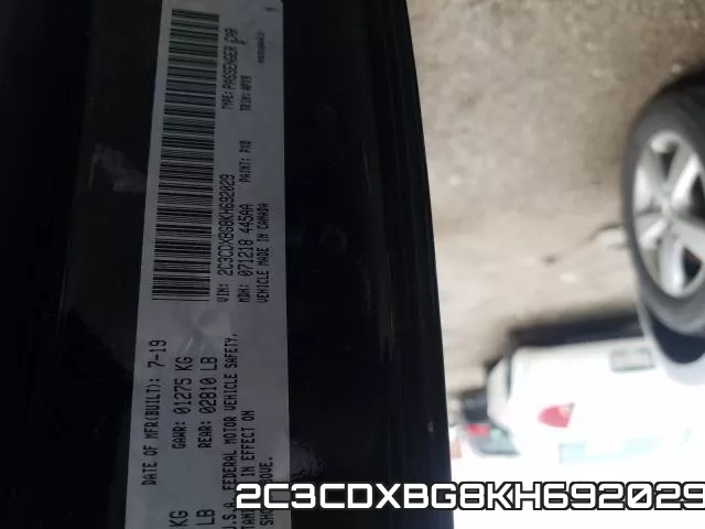2C3CDXBG8KH692029 фото 2