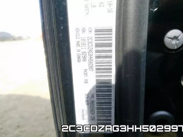 2C3CDZAG3HH502997 фото 2