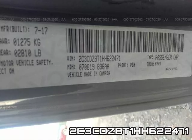 2C3CDZBT1HH622471 фото 10