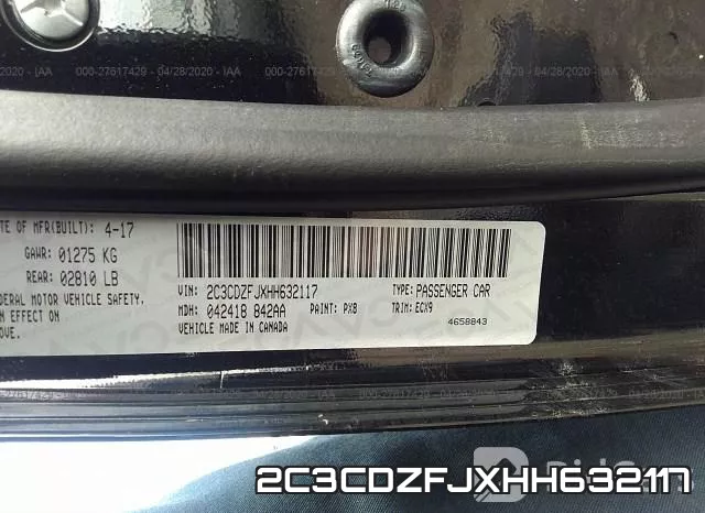 2C3CDZFJXHH632117 фото 10