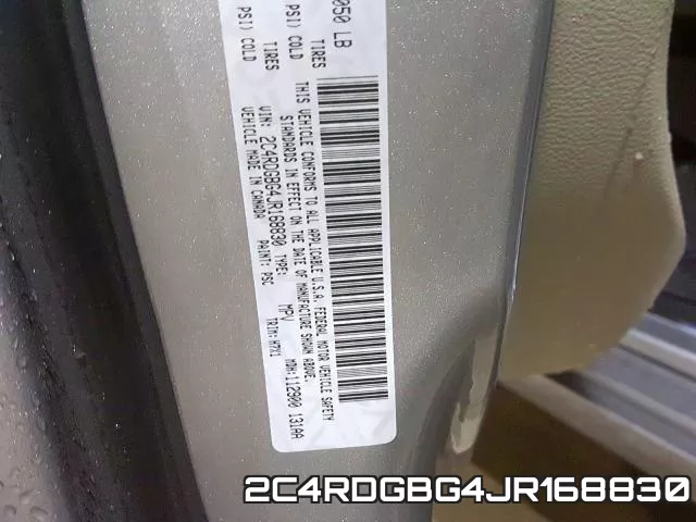 2C4RDGBG4JR168830 фото 2