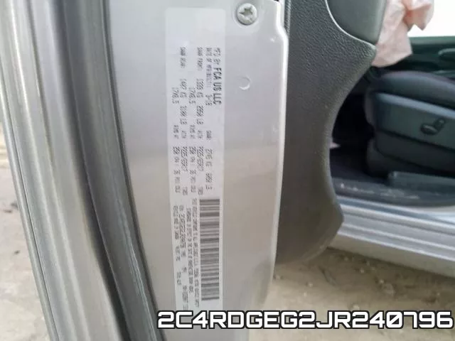 2C4RDGEG2JR240796 фото 2