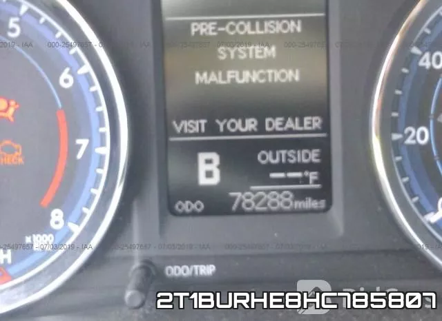 2T1BURHE8HC785807 фото 8