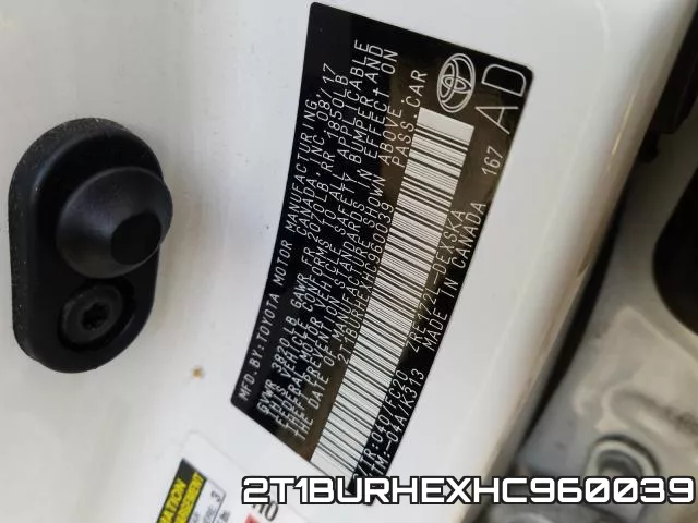 2T1BURHEXHC960039 фото 2