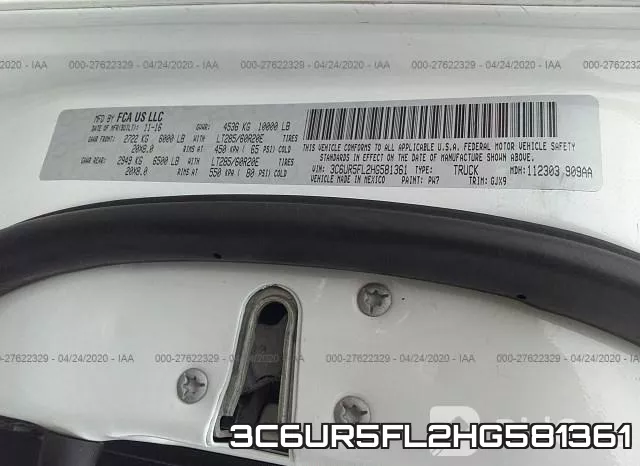 3C6UR5FL2HG581361 фото 10