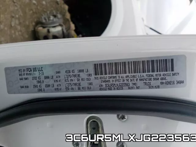 3C6UR5MLXJG223563 фото 2