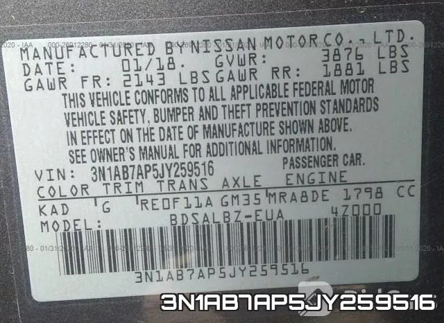 3N1AB7AP5JY259516 фото 10