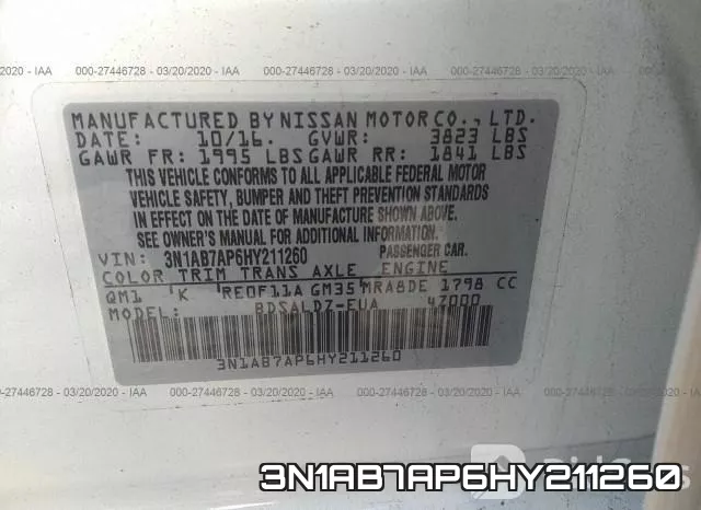 3N1AB7AP6HY211260 фото 10