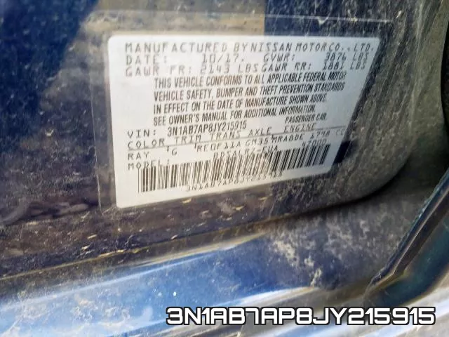 3N1AB7AP8JY215915 фото 2