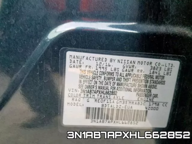 3N1AB7APXHL662852 фото 2