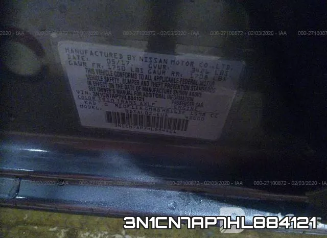 3N1CN7AP7HL884121 фото 10