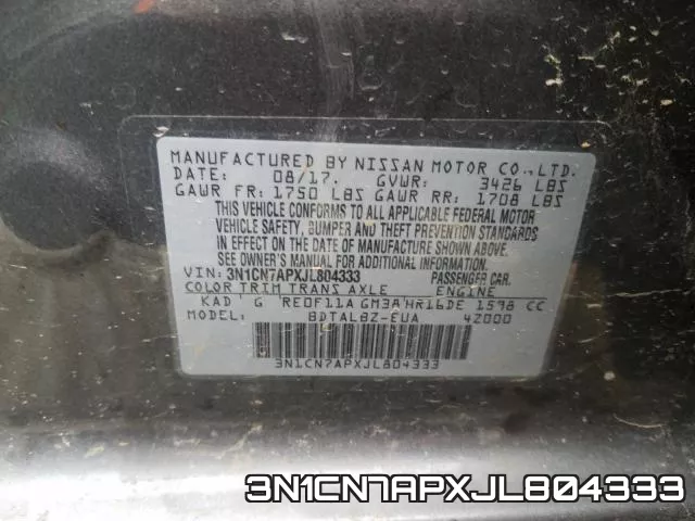 3N1CN7APXJL804333 фото 2