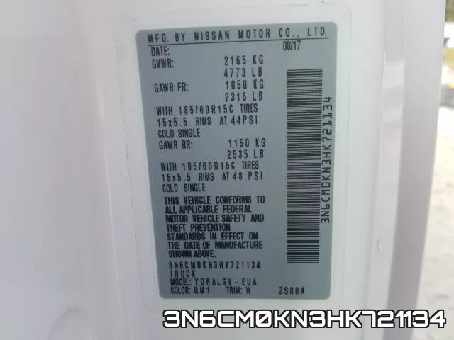3N6CM0KN3HK721134 фото 2