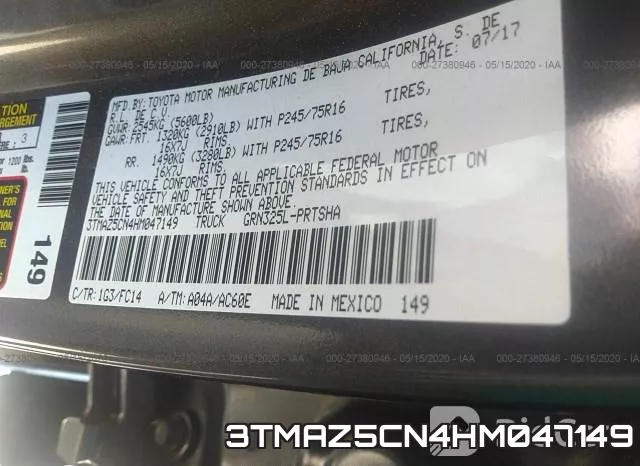 3TMAZ5CN4HM047149 фото 10