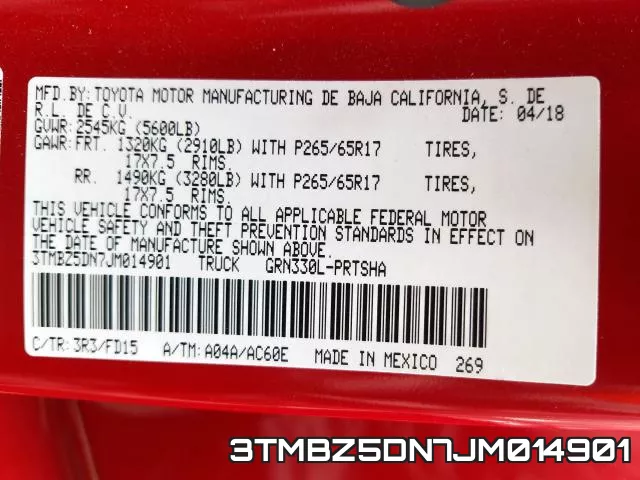 3TMBZ5DN7JM014901 фото 2
