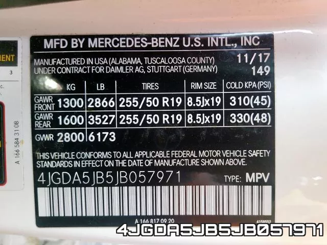 4JGDA5JB5JB057971 фото 2