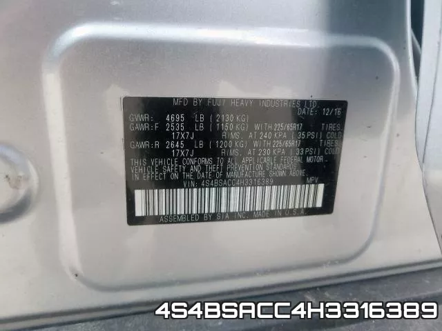 4S4BSACC4H3316389 фото 2