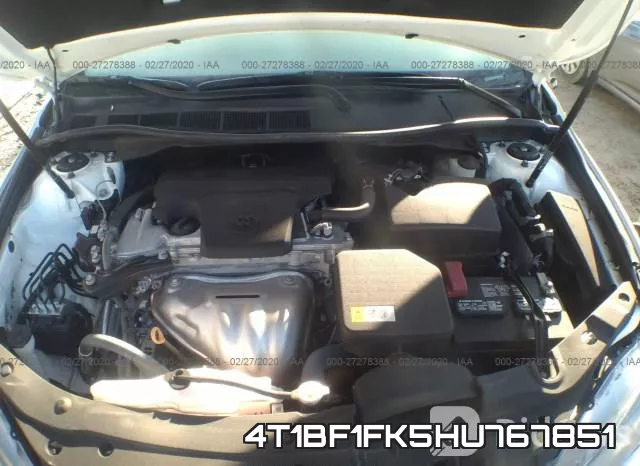 4T1BF1FK5HU767851 фото 2