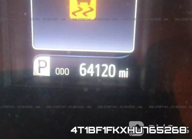 4T1BF1FKXHU765268 фото 8