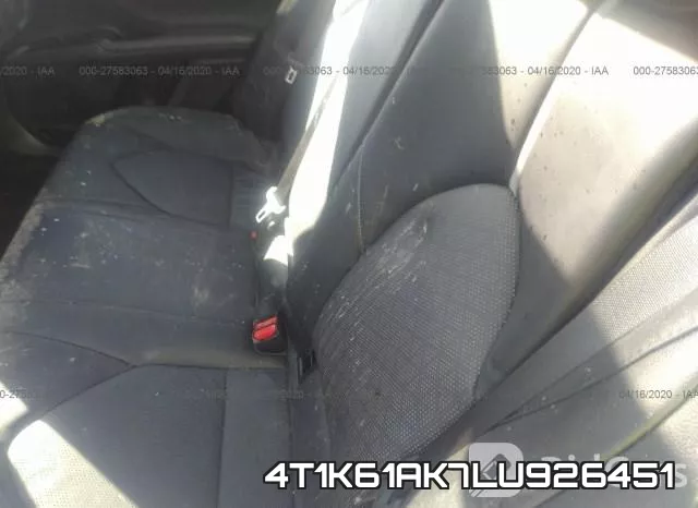 4T1K61AK7LU926451 фото 9