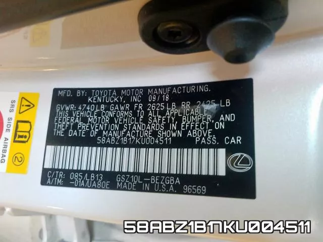 58ABZ1B17KU004511 фото 2