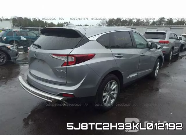 5J8TC2H33KL012192 фото 5