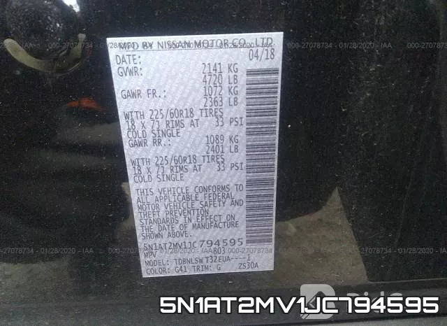 5N1AT2MV1JC794595 фото 10