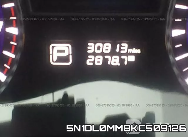 5N1DL0MM8KC509126 фото 8