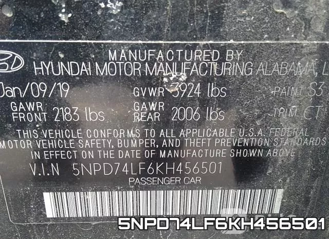 5NPD74LF6KH456501 фото 10