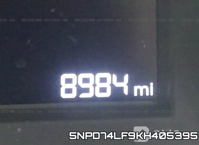 5NPD74LF9KH405395 фото 8